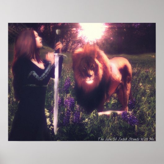 Le Lion De Juda Est Avec Moi Poster (Devant)