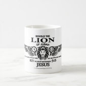 Le Lion de Juda Mug à café (Centre)
