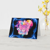 Le Lion De Juda Triomphe La Carte De Voeux (Fleur jaune)