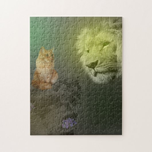 Le Lion Et Le Chat, Jigsaw Puzzle (Vertical)