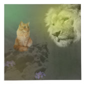 Le Lion Et Le Chat, Plus Amis, Cube Photo (Devant)