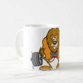 Le lion Lifing pèse la tasse (Devant gauche)