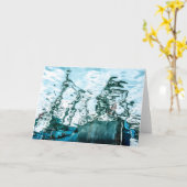 Le liquide embarque la carte vierge (Fleur jaune)