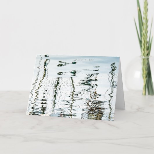 Le liquide mâte la carte vierge (Devant)