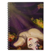 Le lit d'Anne Boleyn du carnet de feuille (Devant)