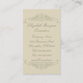 Le lit français ~ Carte de visite (Dos)