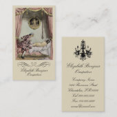 Le lit français ~ Carte de visite (Devant / Derrière)