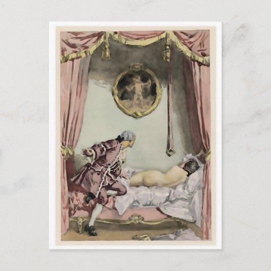 Le Lit Français ~ Carte Postale / Invitations (Devant)