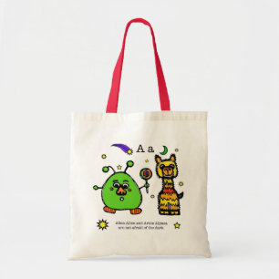 le livre d'alphabet - la lettre A - sac fourre-tou