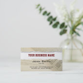 Le livre déchiré pagine le carte de visite (Debout devant)