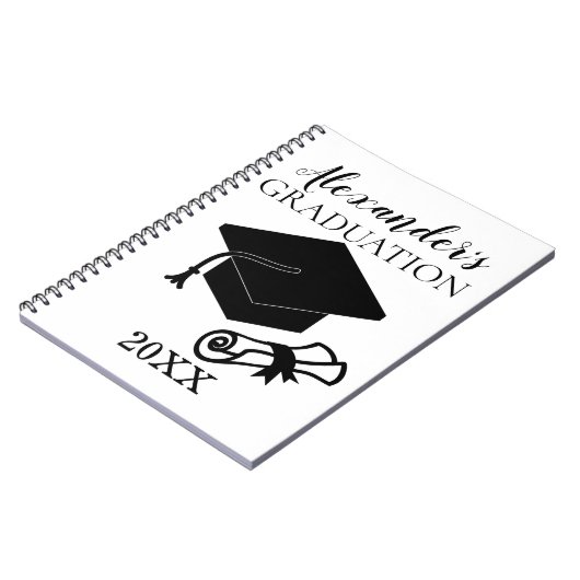 Le livre d'invité fait sur commande d'obtention du (Côté gauche)