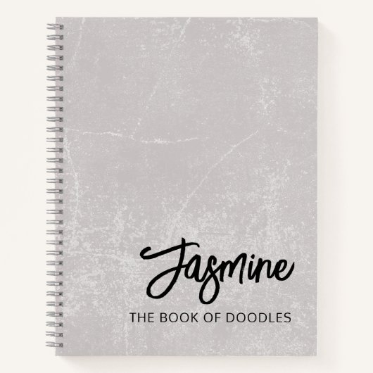 Le livre Doodles Grey Ideas et Art Journal (Devant)