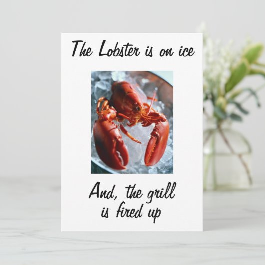 LE LOBSTER EST EN INVITATION GLACE (Debout devant)