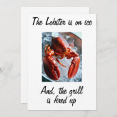 LE LOBSTER EST EN INVITATION GLACE (Devant / Derrière)