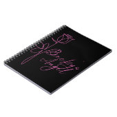 Le logo de Becky's Angel - Carnet photo spirale (Côté gauche)