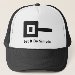 Le logo Let It Be Simple sur le casquette de base-