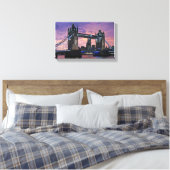 Le London Tower Bridge en toile de nuit (Insitu(Chambre))