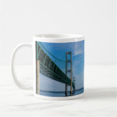 Le long de Mackinac Bridge Café Mug (Gauche)