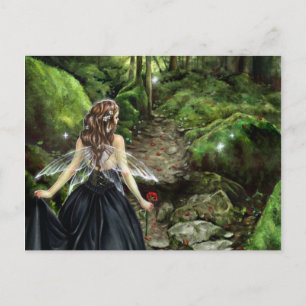 Le long du chemin forestier Carte postale