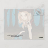 Le long est venu araignée - carte postale (Dos)