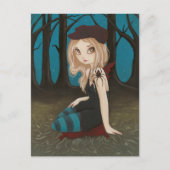 Le long est venu araignée - carte postale (Devant)