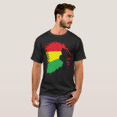 Le long T-shirt de douille de lion, les douilles (Devant entier)