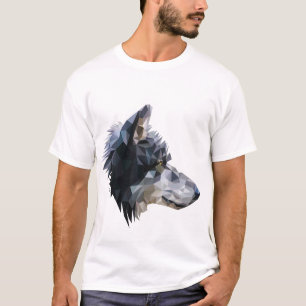 Le loup a conçu le T-shirt d'art