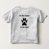 Le loup d'hurlement badine le T-shirt (Dos)