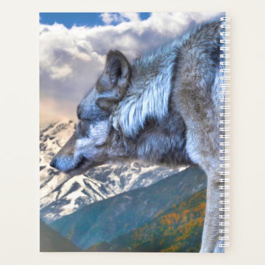 LE LOUP SEUL SURPLORE LA LIBERTÉ (Dos)