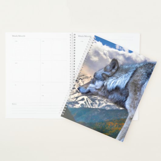 LE LOUP SEUL SURPLORE LA LIBERTÉ (Devant avec enveloppe)