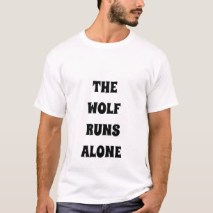 Le loup tourne seul T-shirt de la Sigma royale