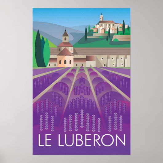 Le Luberon Afdruk Poster (Voorkant)