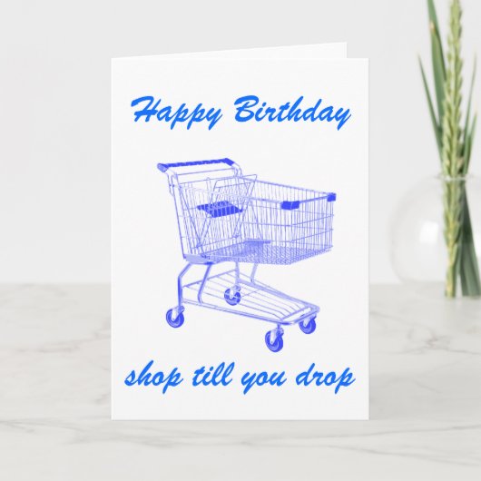 Le magasin vous labourent carte d'anniversaire de (Devant)