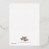 Le magicien de Oz Anniversaire Invitation (Verso)