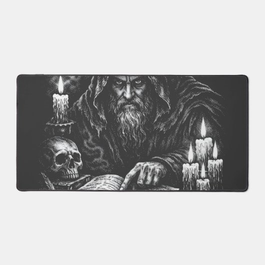Le Magicien Étudiant le Grimoire — par BurnsInHell (Recto)