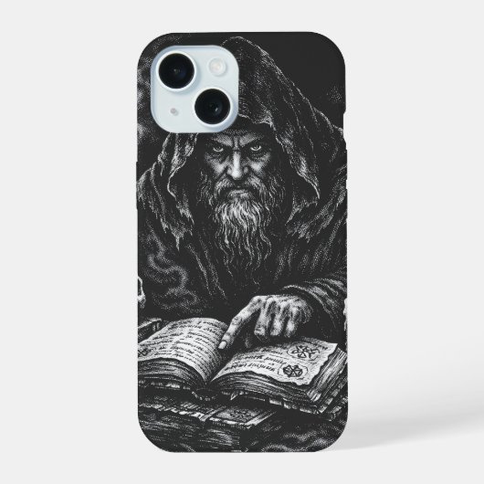 Le Magicien Étudiant le Grimoire — par BurnsInHell (Verso)