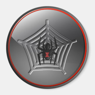 Le Magnet de frigo de Halloween sur le Web de la v