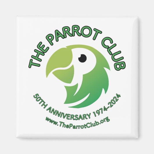 Le Magnet du 50e anniversaire du Parrot Club (Devant)
