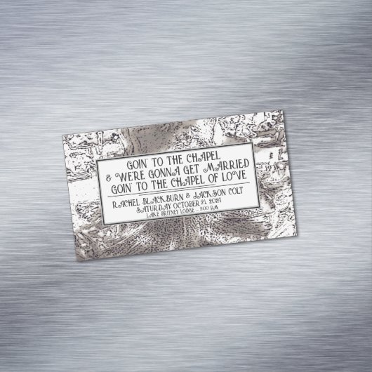 Le magnétisme du Carte de visite "Mariage Faire-pa (In Situ)