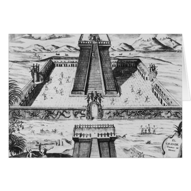 Le maire de Templo chez Tenochtitlan (Devant horizontal)