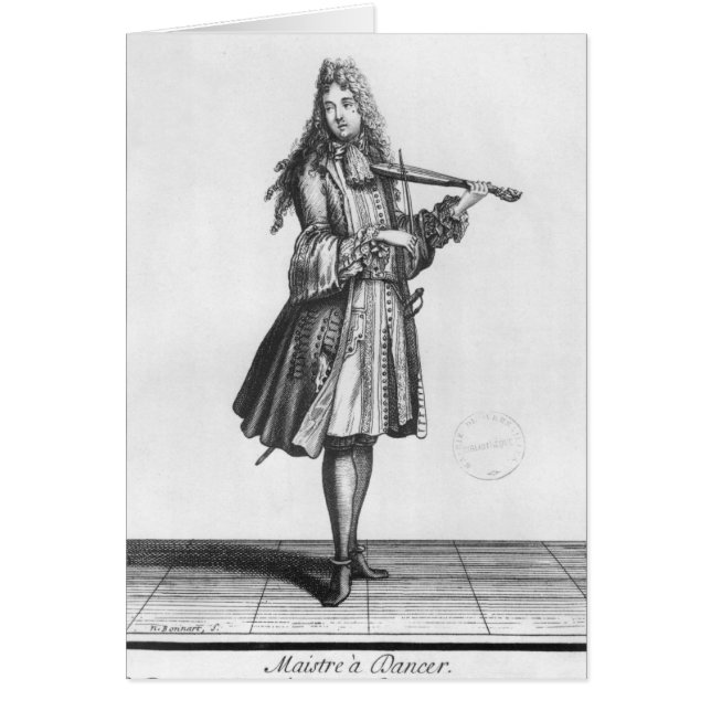 Le maître de danse (Devant)