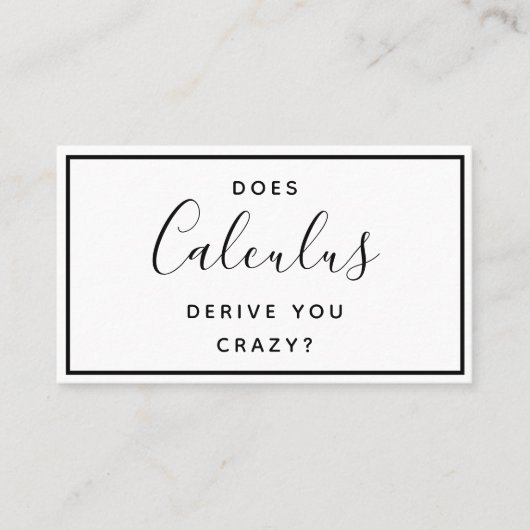 Le Maître Tutor du Collège - Carte de visite amusa (Devant)