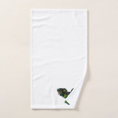 Le majestic Emerald Owl (Serviette à main)