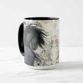 Le majestueux cheval friésien par Bihrle Mug (Devant gauche)