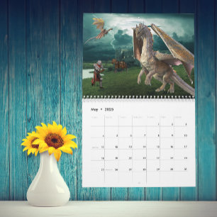 Le majestueux Dragon N'Importe Quel Calendrier D'I