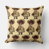 le mal dora la poupée art hanté coussin coussin (Recto)