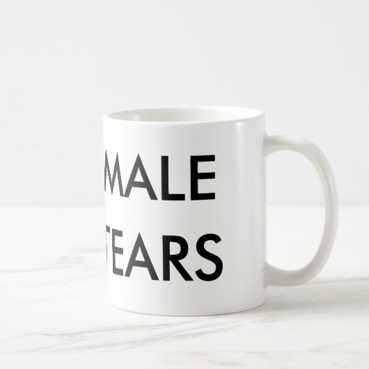 Le "MÂLE DÉCHIRE" la tasse (Droite)