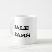 Le mâle déchire la tasse (Devant gauche)