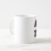 Le mâle déchire la tasse de café (Devant gauche)