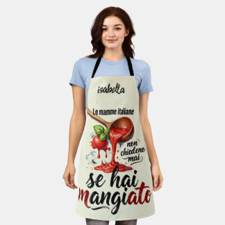 Le Mamme Italiane Grappige Italiaanse Moeder Keuke Schort